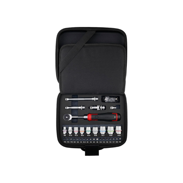 Vessel 400ER3-1M Cordless Electric Slim Ratchet Set with 31 Socket Bits