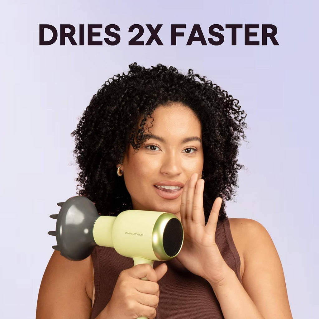 Wavytalk Blown Away Ionic Hair Dryer with Diffuser for Curly Hair